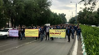 پانزدهمین روز اعتراض کارگران فولاد اهواز