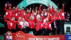 كرة المضرب: كرواتيا تفوز بلقب أخر بطولة لكأس ديفيس على حساب فرنسا
