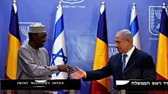 Benjamin Netanyahu et Idriss Déby