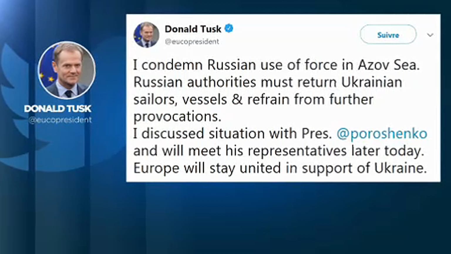 Tusk: Európa egységes marad Ukrajna támogatásában
