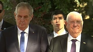 Milos Zeman cseh, és Reuven Rivlin izraeli elnök