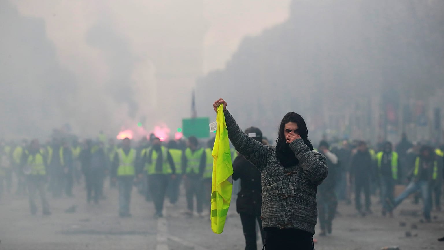 حراك "السترات الصفراء" يصل إلى قلب العاصمة بروكسل