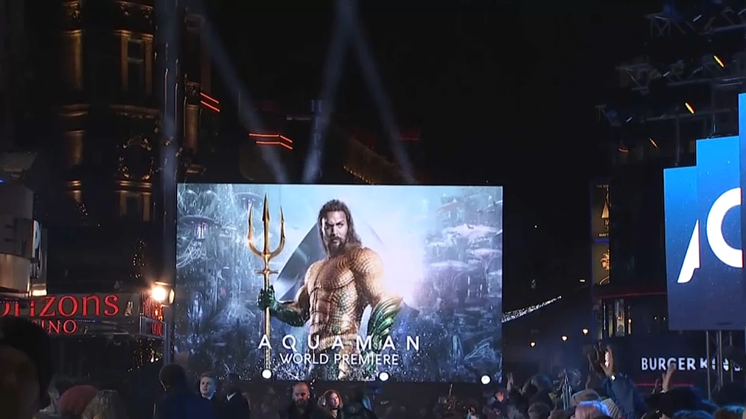 Estreia mundial de "Aquaman" em Londres