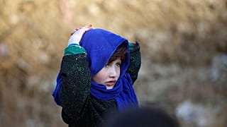 Herat'ta bir mülteci kampı