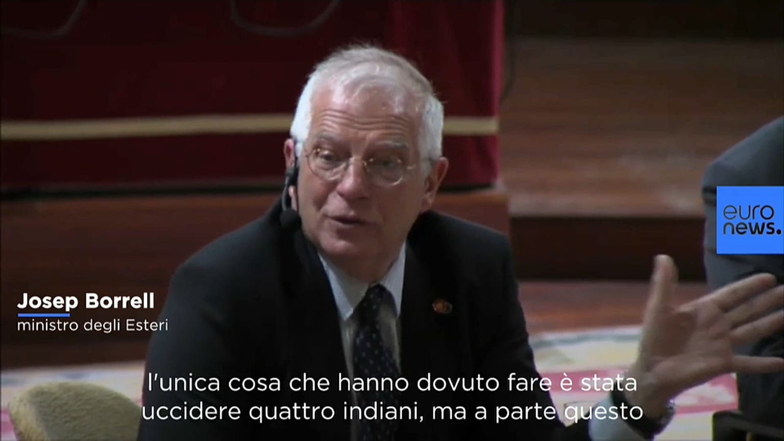 Ministro spagnolo: "Usa senza storia, prima dell'indipendenza hanno solo ucciso quattro indiani"