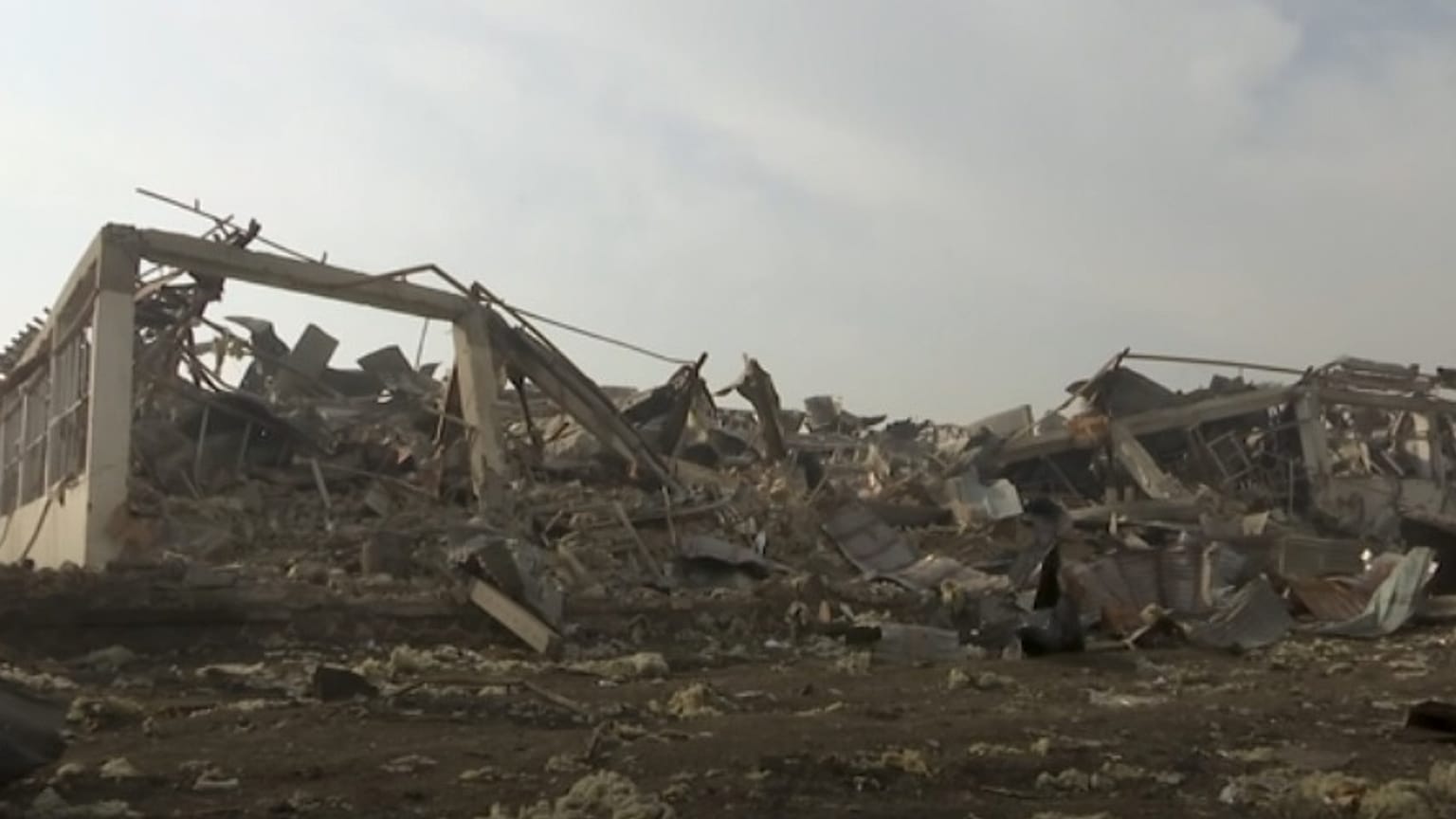 Blast crater at scene of Kabul attack were at least 10 were killed