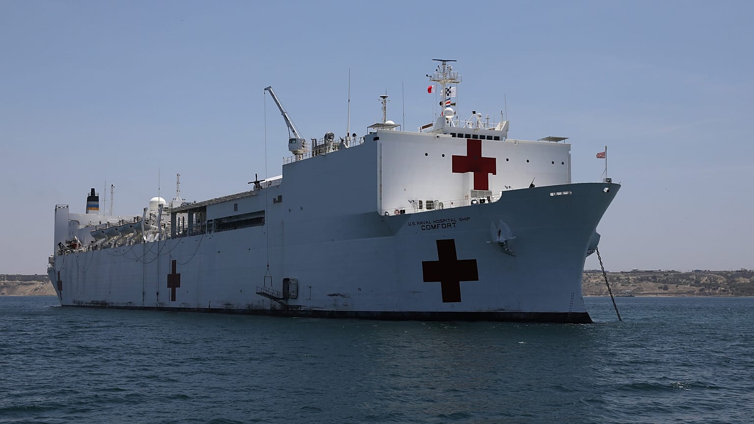 Die USNS Comfort