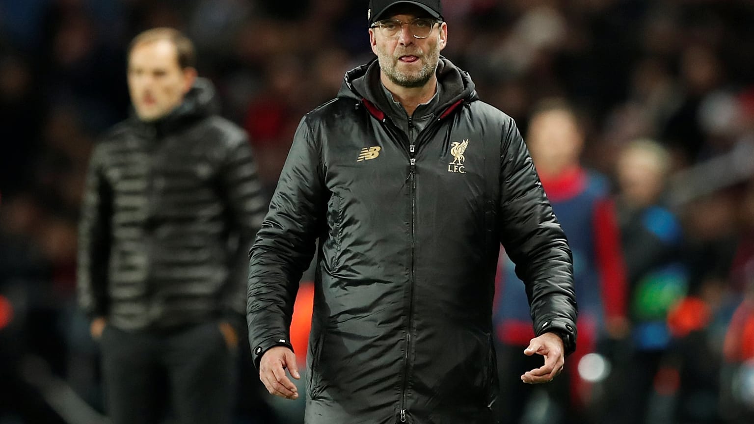 Managers Klopp and Tuchel