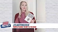 Swedes launch campaign asking people to give up air travel in 2019 | Raw Politics