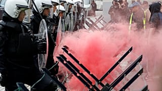 Fransa'daki eylem Brüksel'e taşındı; en az 60 gözaltı