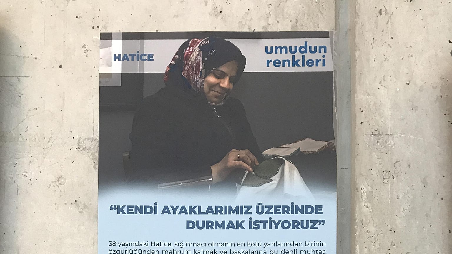 Suriyeli kadın mülteciler savaşı sanatla dillendiriyor