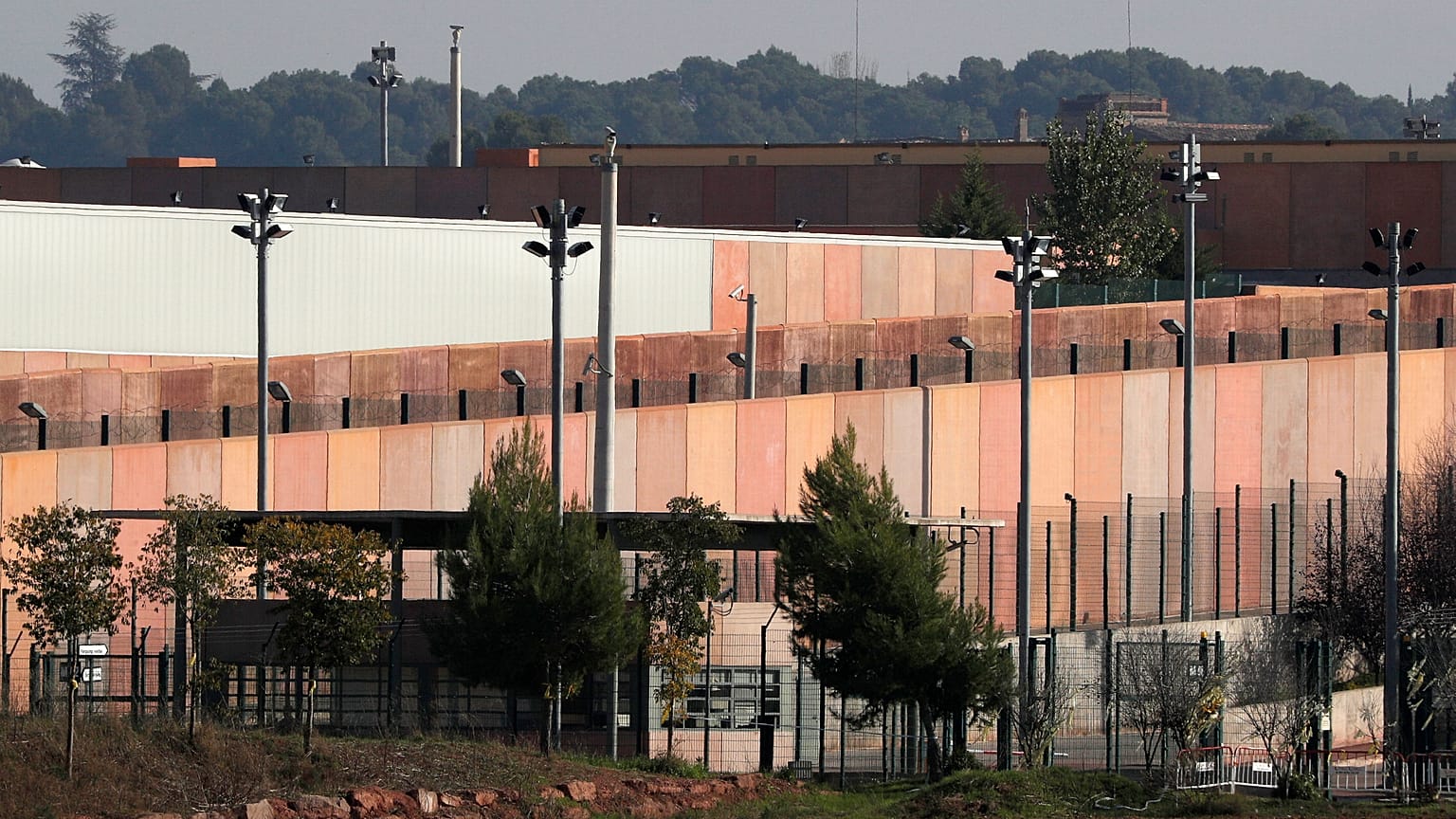 Exterior de la cárcel de Lledoners, en la provincia de Barcelona