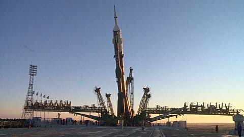 Startbereit in Baikonur