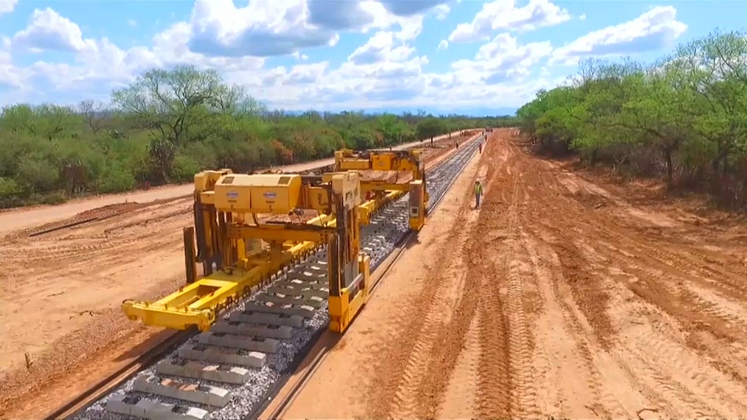 China renova rede ferroviária argentina