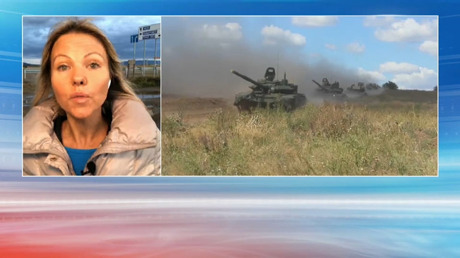 Démonstration de force de l'armée russe