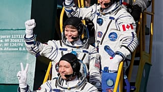 Watch again: Soyuz rocket launches to ISS with new crew