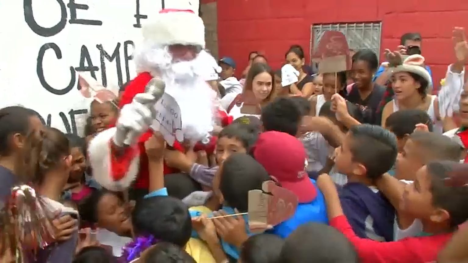 Santa Claus llega a Caracas