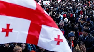 Акция протеста сторонников Михаила Саакашвили 2 декабря 2018