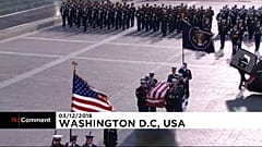 Жители США прощаются с Бушем-старшим