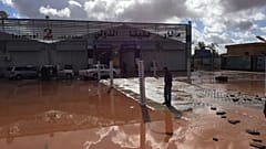 السيول تغرق مطارا في بنغازي الليبية