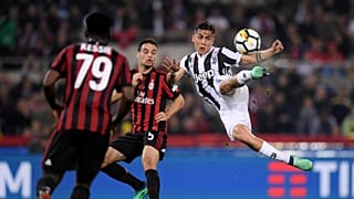 لقطة من نهائي بطولة كأس إيطاليا بين يوفنتوس و إي سي ميلان الموسم الماضي