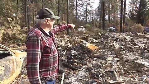 Bajo las cenizas el dolor por los incendios de California