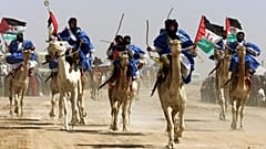 Celebraciones del 25º aniversario del Frente Polisario en Tinduf (Argelia)