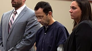 Médico Larry Nassar no julgamento