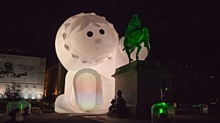 A display at the 2018 Fete des Lumieres in Lyon, France.