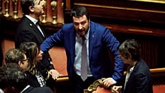 Matteo Salvini in parliament 