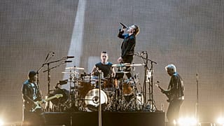 A U2 ír rockzenekar a mexikóvárosi Foro Sol arénában 2017. október 3-án