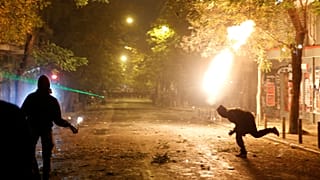 Protest during anniversary of shooting Alexandros Grigoropoulos