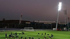 River Plate entrena en la ciudad deportiva del Real Madrid