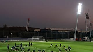 River Plate entrena en la ciudad deportiva del Real Madrid