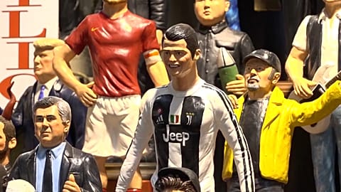 Ronaldo und Trump für die Weihnachtskrippe
