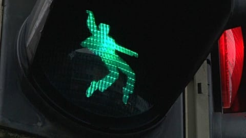 German town transforms its traffic lights into Elvis lights in celebration of link to singer