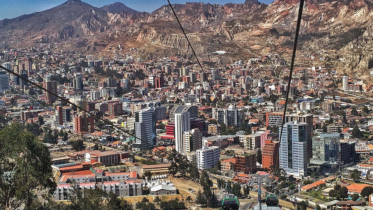 Bolivia'nın başkenti La Paz