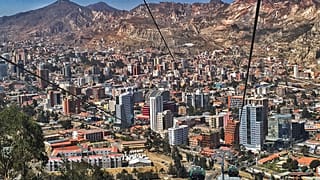 Bolivia'nın başkenti La Paz