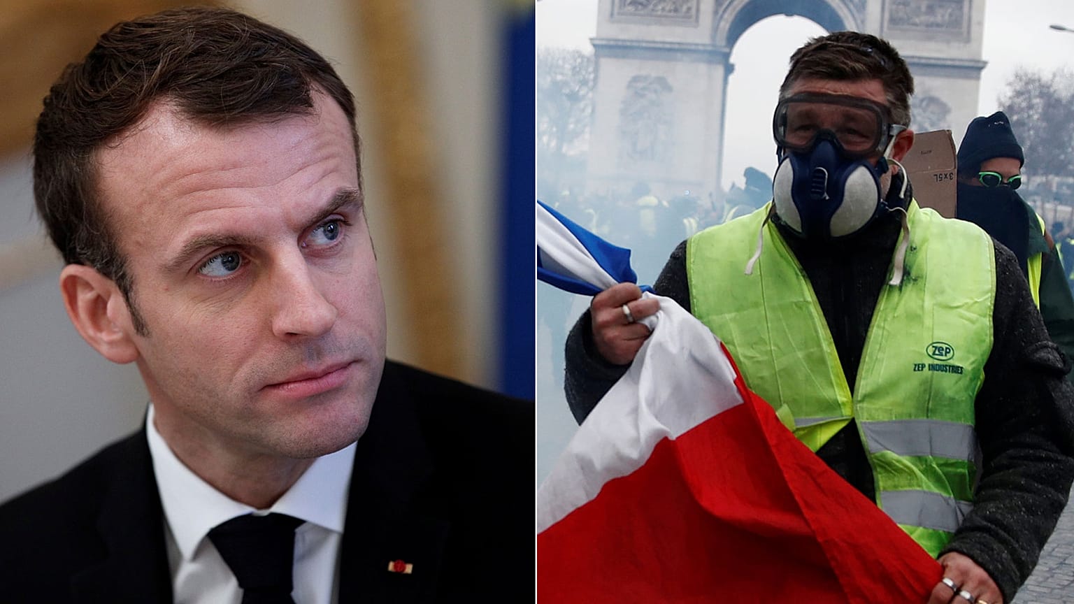 Gilet gialli: Macron concede 10 miliardi di misure per salariati e pensionati. Basteranno?
