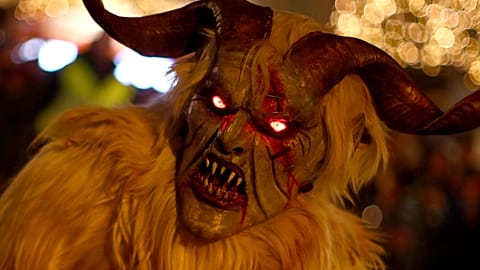 Hoards of 'Krampus' run amok through Munich Christmas market 