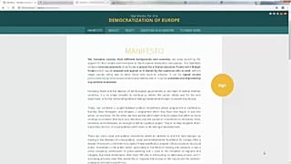 Манифест за справедливость, против популизма 