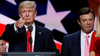 ABD Başkanı Trump, eski kampanya müdürü Paul Manafort ile birlikte