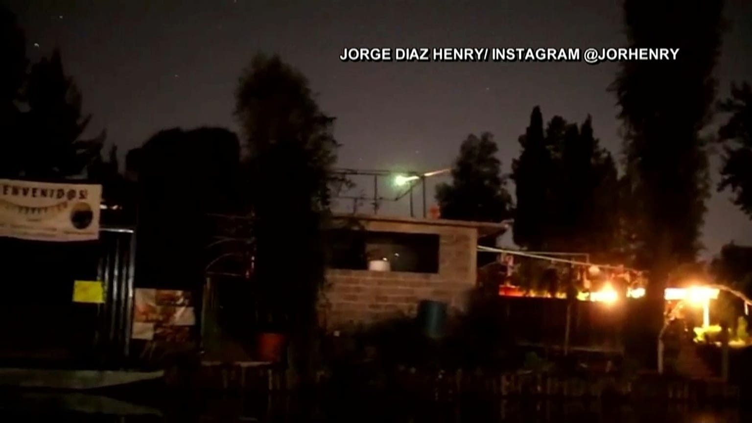 Un meteorito ilumina el cielo de México