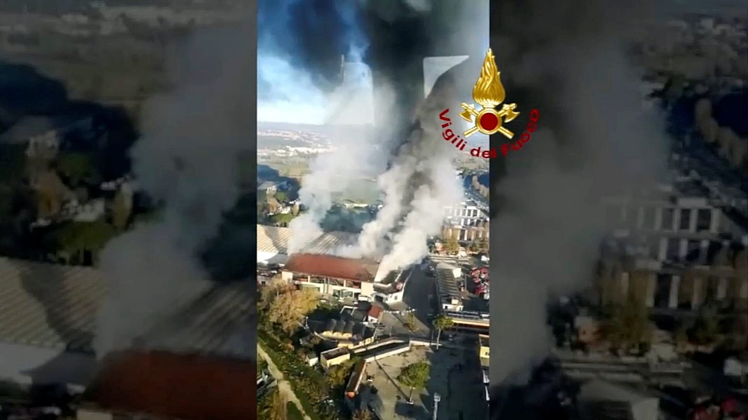 Πυρκαγιά σε κέντρο συλλογής και επεξεργασίας απορριμμάτων στη Ρώμη