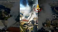 Πυρκαγιά σε κέντρο συλλογής και επεξεργασίας απορριμμάτων στη Ρώμη