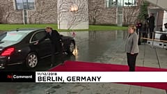 Theresa May enfermée dans sa voiture en Allemagne