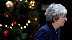 Prime Minister Theresa May addresses the media outside 10 Downing Street