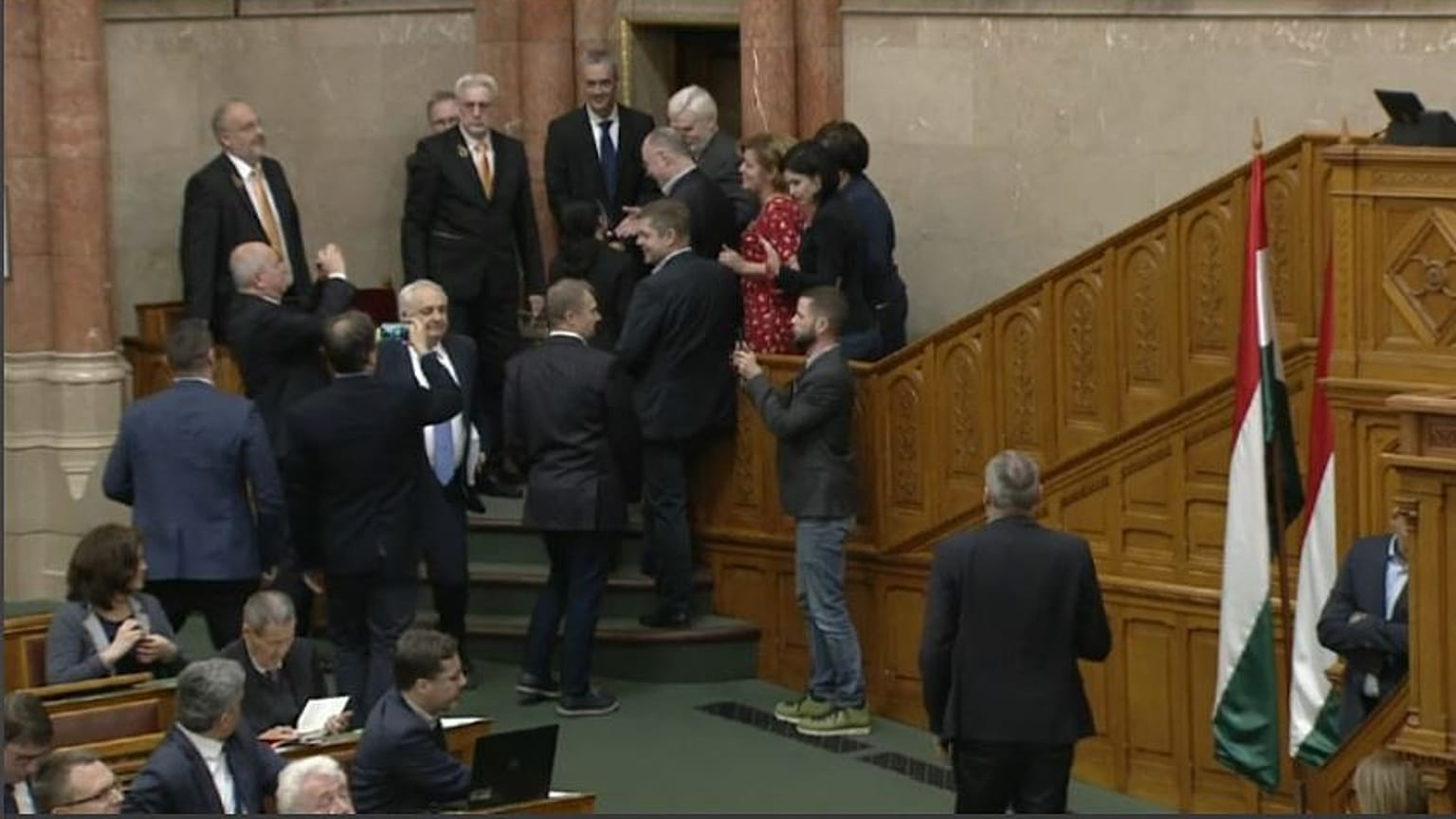 Skandal im ungarischen Parlament 