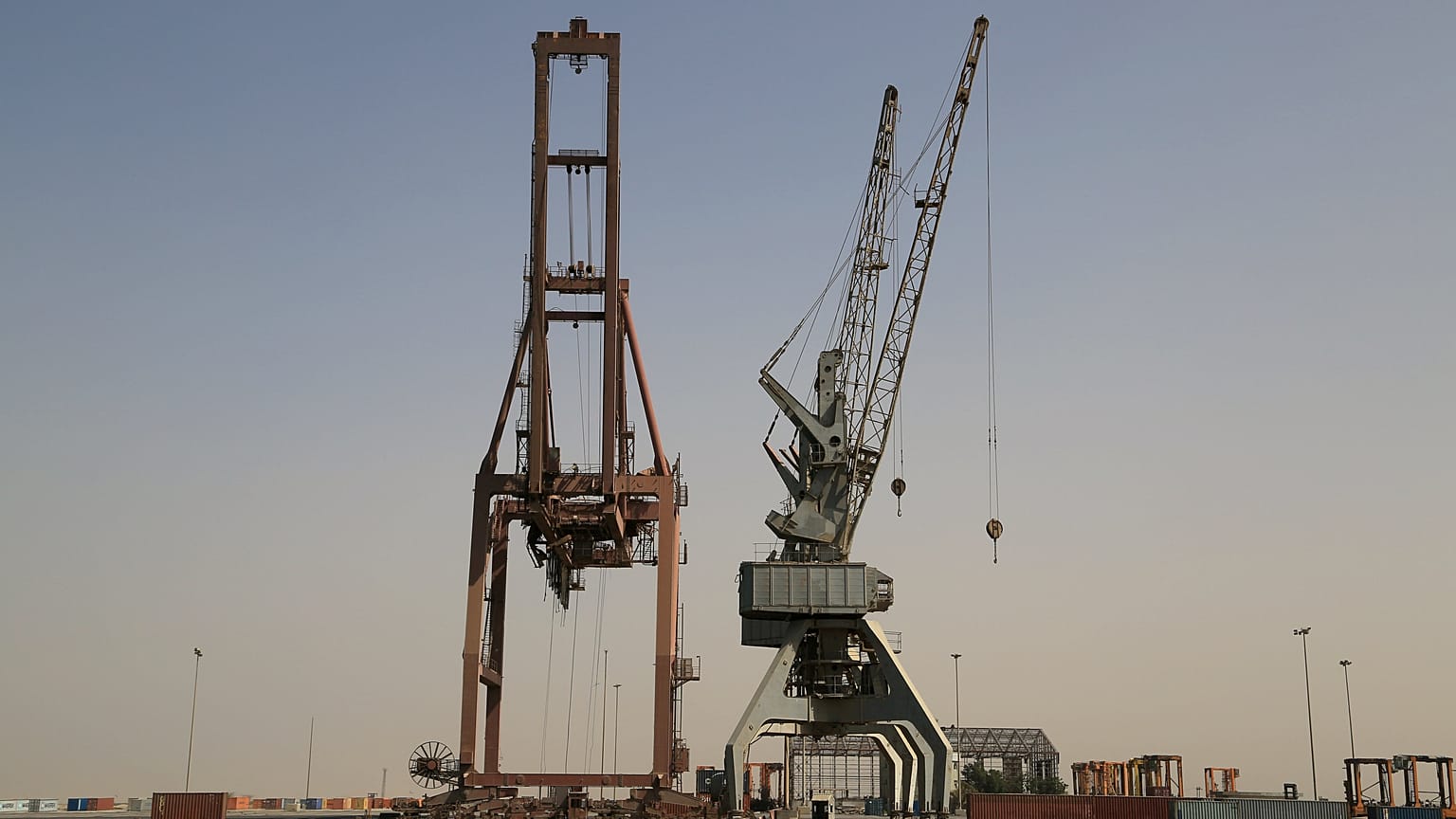 The Red Sea port of Hodeidah in Yemen