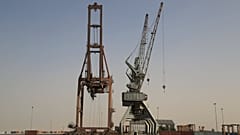 The Red Sea port of Hodeidah in Yemen